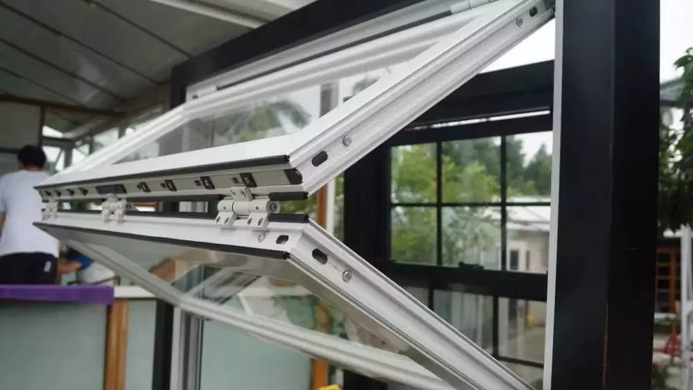 Aluminum Folding Up Window 72"Wx36"H - White image