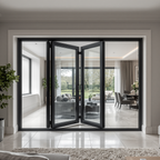108" x 96" Custom Energy Efficient Aluminum Bifold Door
