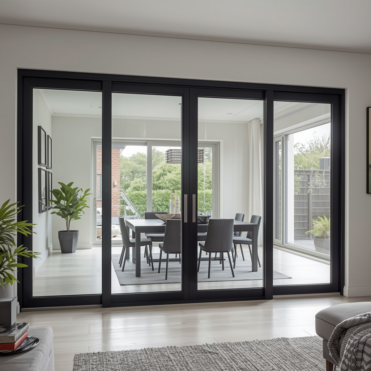 120x96 Custom Energy Efficient Aluminum Bifold Door