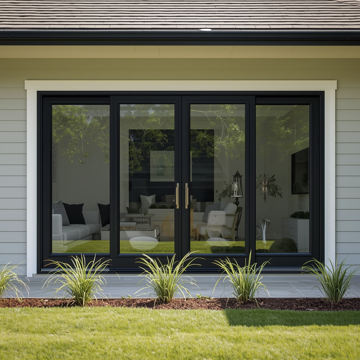 240x96 Custom Energy Efficient Aluminum Bifold Door
