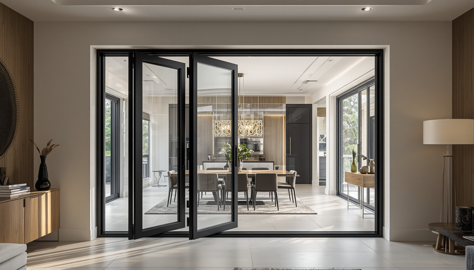 216x96 Custom Energy Efficient Aluminum Bifold Door