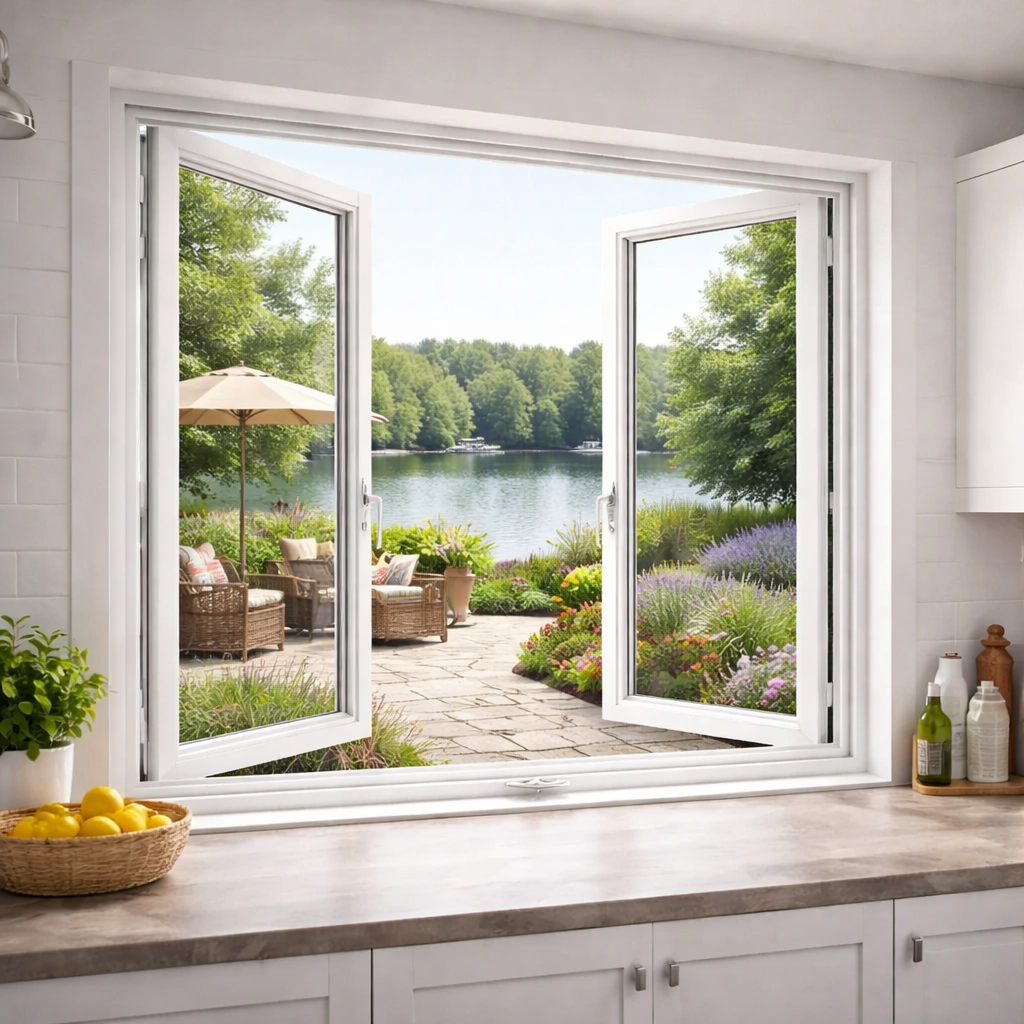  Aluminum Casement Window - Gomez Doors Modern Energy Efficient Design