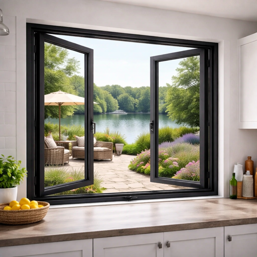 Aluminum Casement Window - Gomez Doors Modern Energy Efficient Design