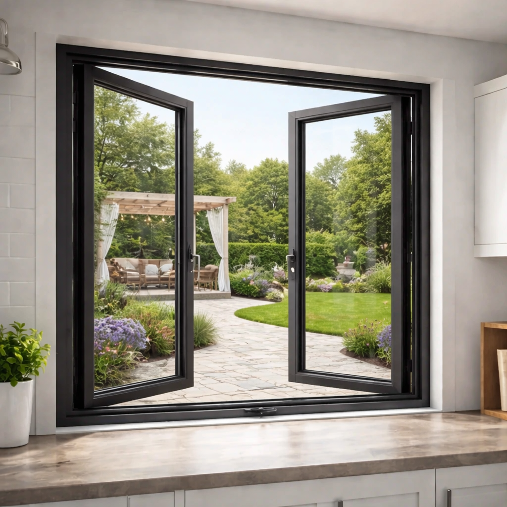  Aluminum Casement Window - Gomez Doors Modern Energy Efficient Design