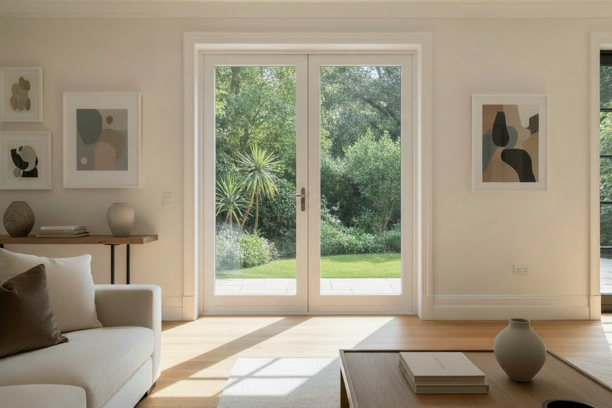 42"x96" Custom Energy-Efficient Aluminum French Door