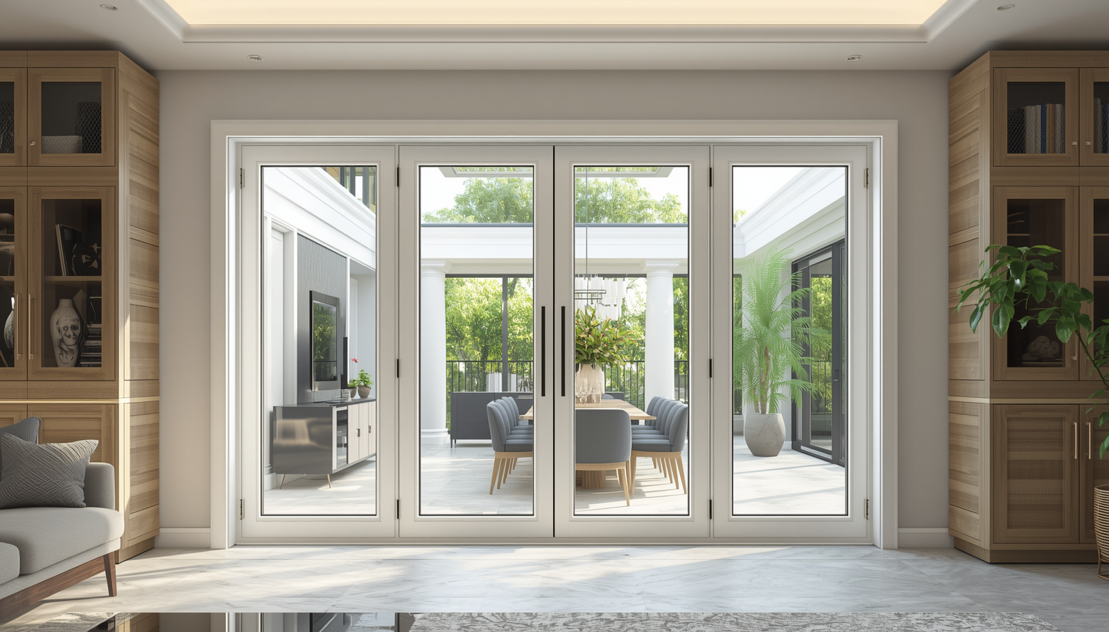 216x96 Custom Energy Efficient Aluminum Bifold Door