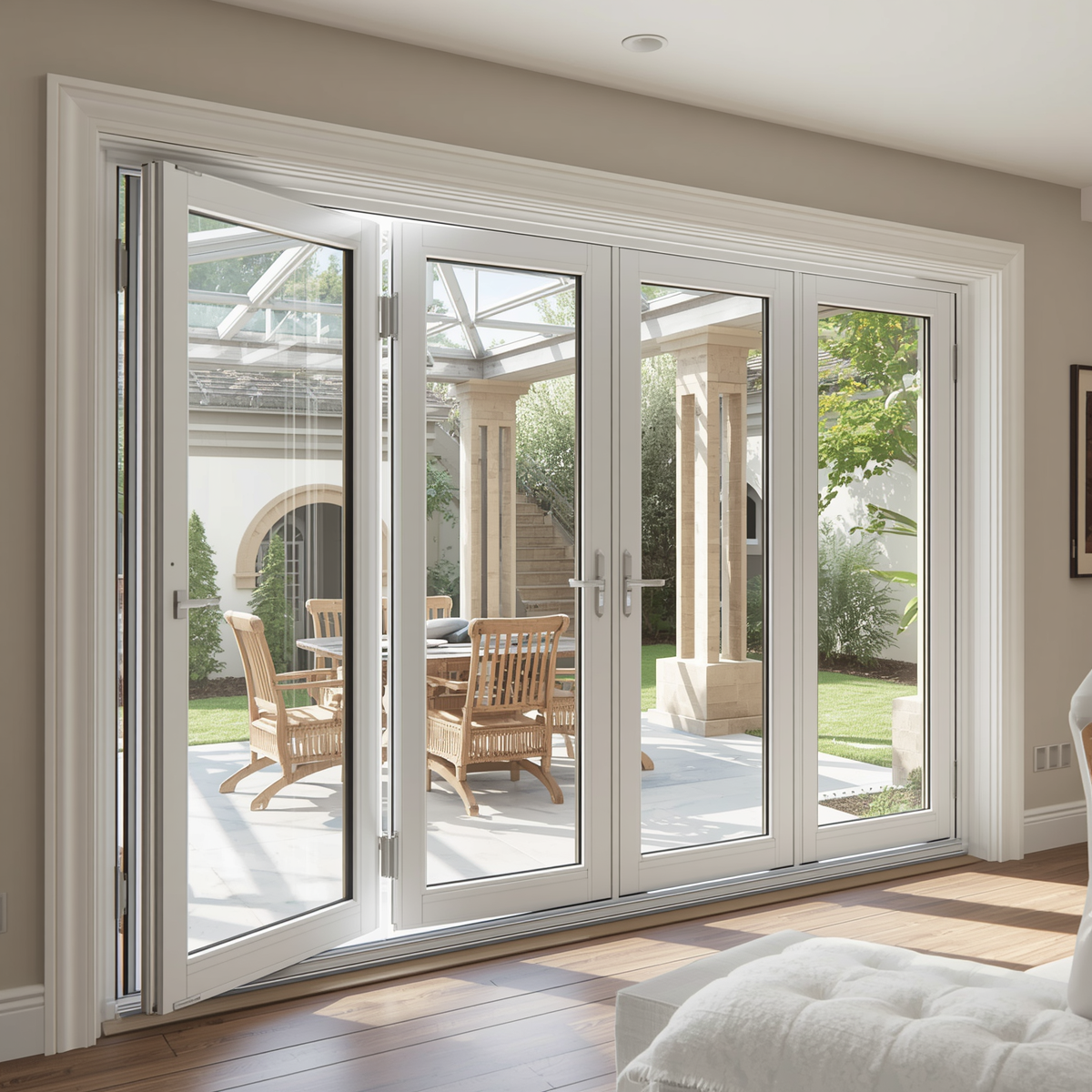 240x80 Custom Energy Efficient Aluminum Bifold Door