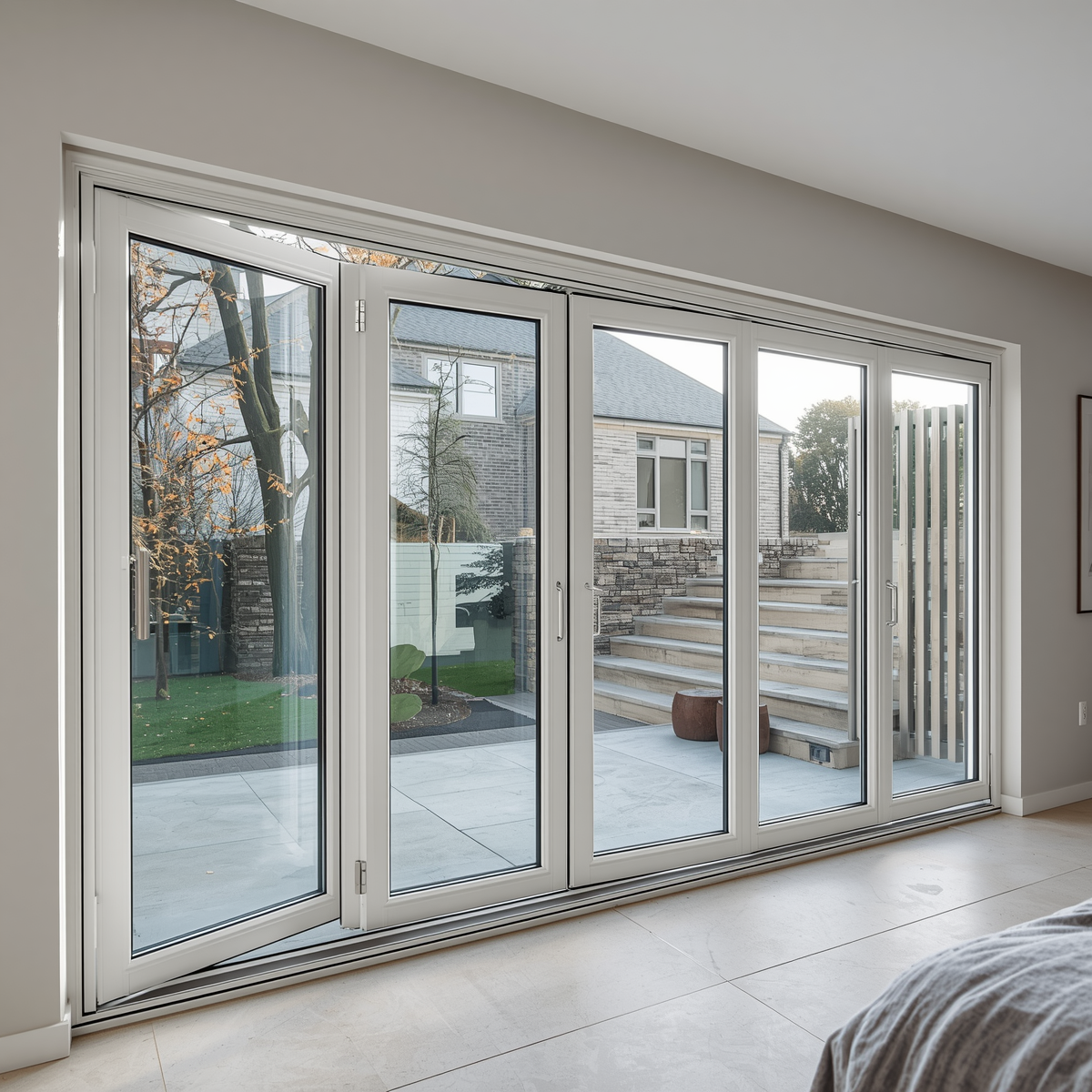 216x80 Custom Energy Efficient Aluminum Bifold Door