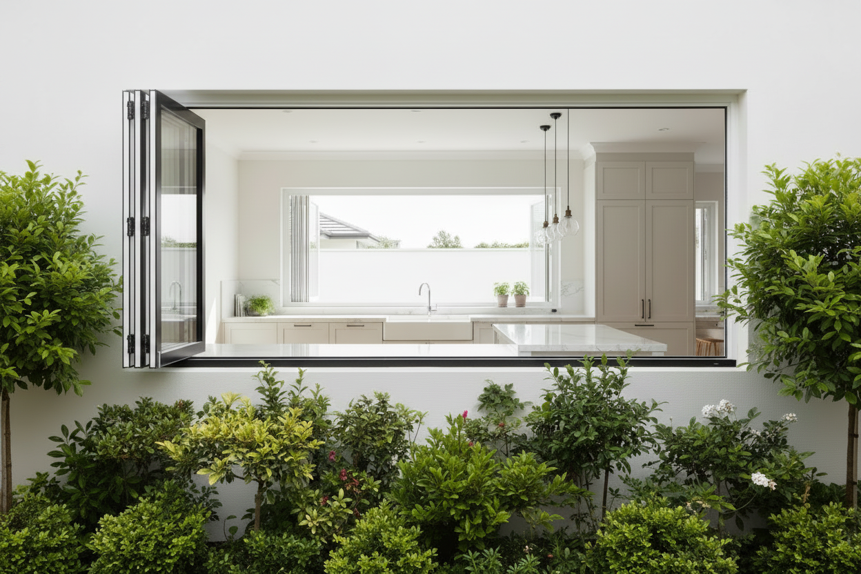 72x36 Custom Energy Efficient Aluminum Bifold Window