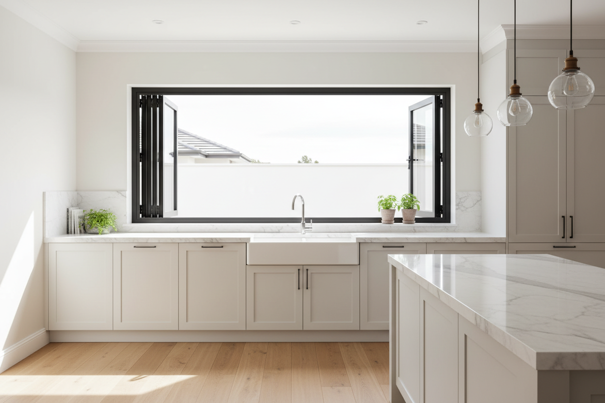 48"Wx36"H Bifold Window