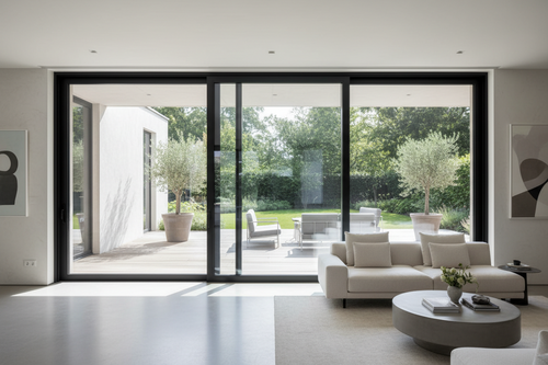 108x80 Custom Energy Efficient Aluminum Sliding Doors