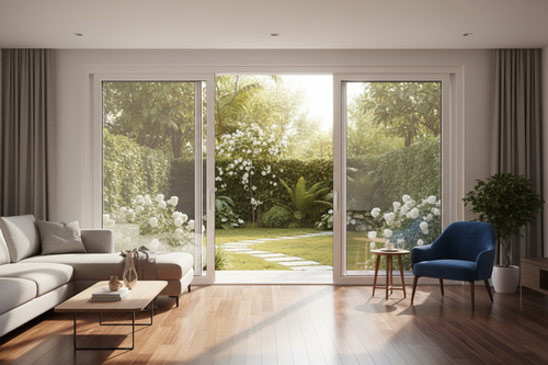 108x96 Custom Energy Efficient Aluminum Sliding Doors