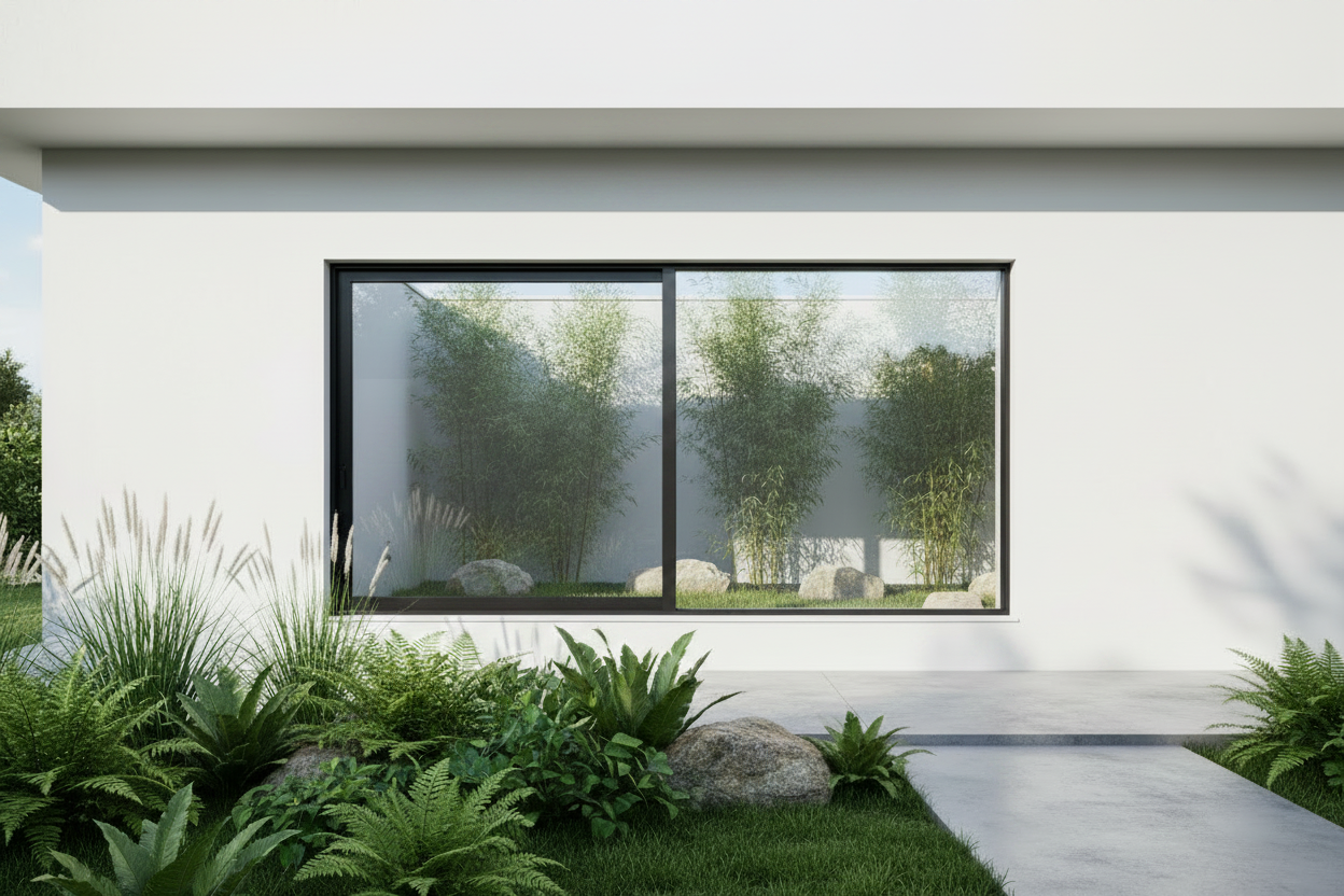 60"x42" Custom Energy-Efficient Aluminum Sliding Window