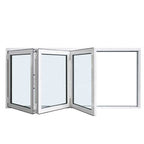Gomez Doors Aluminum Bifold Window 72"Wx36"H - OUT SWING FROM EXTERIOR VIEW image 1