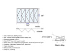 Aluminum Bifold Door 144"Wx96"H - OUT SWING FROM EXTERIOR VIEW image 9