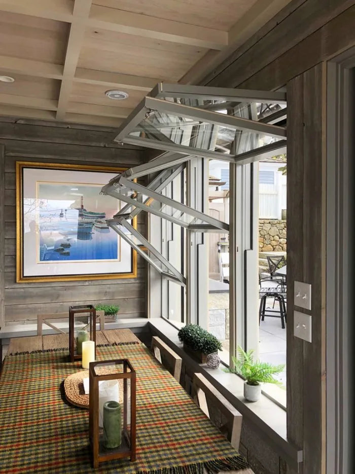 72x36 Custom Energy Efficient Aluminum Folding Up Window