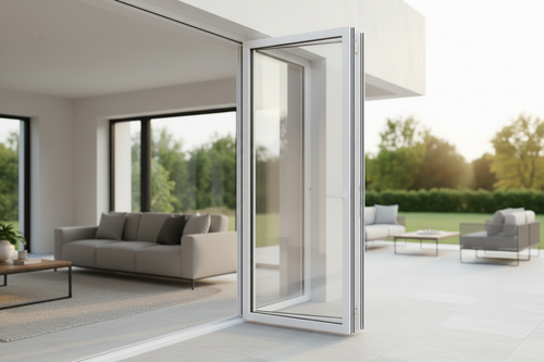 108x80 Custom Energy Efficient Aluminum Bifold Door